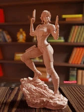 Unpainted 1/43 1/64 1/87 1/24 1/18 Storm Trooper Girl Scene Miniature Figures