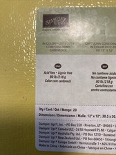 Stampin' Up In Color CARD STOCK 129957 12x12 16 OF 20 PAGES 