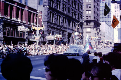 JAN 1963 Seattle Washington Parade  Float Stores Slide AM-C
