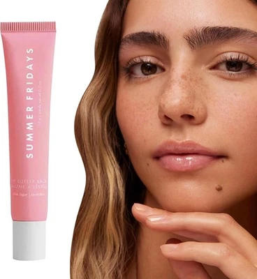 AS SOWN Summer Fridays Lip Butter Balm New With Sealed Box 0.5 oz/15g Hydration Shine