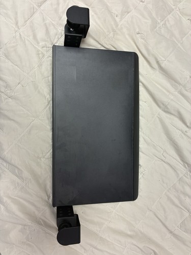 Clamp On Under Desk Keyboard Tray Shelf Black 20”x11” Adjustable No Drill