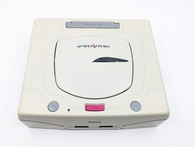 Sega Saturn White Console HST-3220 Boxed NTSC-J Japan Tested w/ Controller