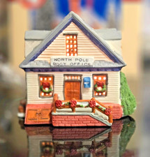 Vintage Lemax Hearthside North Pole Post Offi...