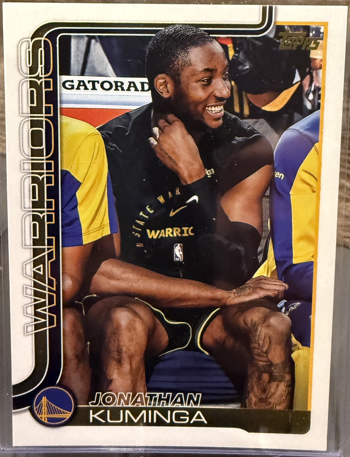 2025-26 Topps Jonathan Kuminga Golden Mirror Image Variation #138 Warriors SSP!!
