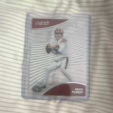 2022 Panini Chronicles Clear Vision Brock Purdy CVR-8 Rookie Insert 49ers NFL