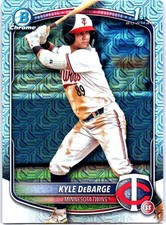 2025 Bowman #BCP-139 Kyle DeBarge Chrome Prospects Mojo Refractor