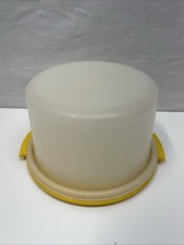 Tupperware Kids Tupper Toys Mini Cake Carrier  1498  1499 Yellow No Handle