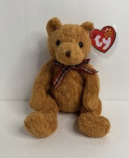 Ty Beanie Baby - WOODY the Bear (7.5 Inch) NEW MWMTs Plush Stuffed Animal Toy