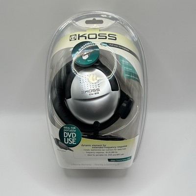 Koss Model UR 29 Full-Size Stereophones Headphones Volume Control - New!