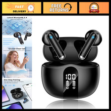 Wireless Earbuds Bluetooth 5.4, Noise Cancelling, 50H Playtime, IP7 Waterproof,