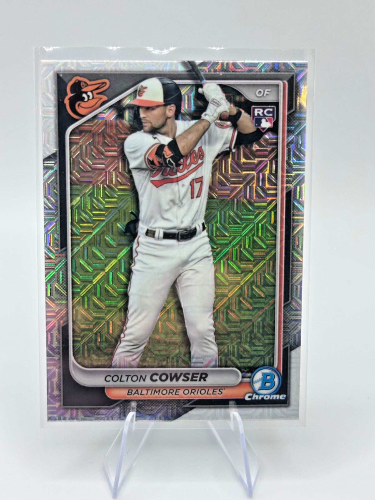 2024 Bowman Chrome #33 Mojo Refractor Colton Cowser Rookie