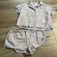Gilly Hicks Women’s Short Sleeve And Shorts Sleep Set - Size Small
