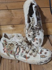 Boho Style Beaded Embroidered Ladies Boots Dollhouse 7 Ladies