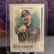 ROB FRIEDMAN 2020 Topps Allen & Ginter  #248 - Pitching Analyst