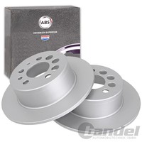 2X ABS Bremsscheiben 281Mm Voll Hinten Passend FüR Volvo 240 260 740 760 780 940