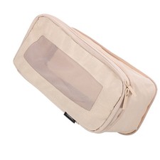 Compression Packing Cube for Suitcases 26x12x13cm Luggage Organizers Bags Beige