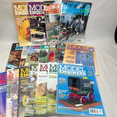 21 x Model Engineer UK 1980s & 1990s Vintage 1988-1999 Vol 161 to 182 not inclus