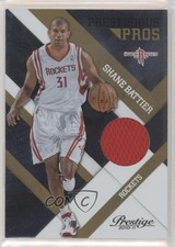 2010-11 Prestige Prestigious Pros Gold Materials 35/99 Shane Battier #36 0q0
