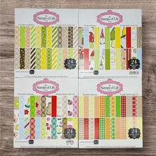 The Stamps of Life 6x6 Cardstock Lot 4 Pads Retired Enjoy Hey Friend Thankful