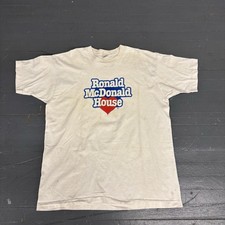 Vintage 90s Ronald McDonald house tee XL White Retro