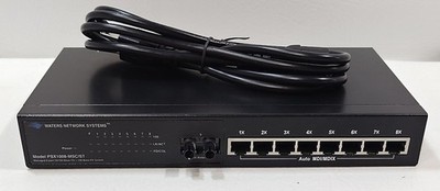 Waters Network Systems Managed Ethernet Switch PSX1008-MSC/ST w/Power Cord