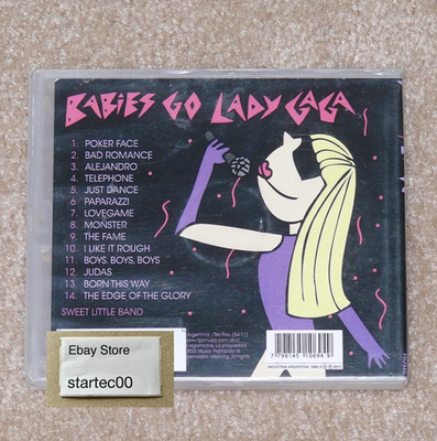 Babies Go Lady Gaga by Sweet Little Band - Rare Instrumental Cover