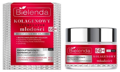 BIELENDA COLLAGEN YOUTH STIMULATOR ENDOLIFTING & REPAIR CREAM ANTI-WRINKLE 60+