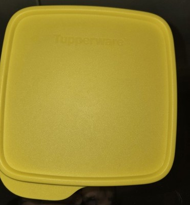 Tupperware Eco Lunch-It Divided Container 3 Compartment Yellow