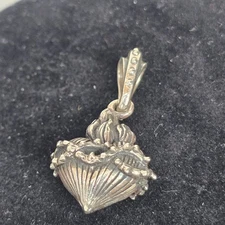 RARE King Baby Studio KB 925 Sterling Silver Thorn Heart Pendant 14.2g