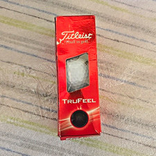 Titleist TruFeel White Golf Balls 2 Pack Sleeve New Open