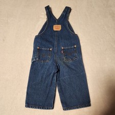 Levi's Baby Denim Bib Overalls 18M Blue Jean Toddler Western Wear