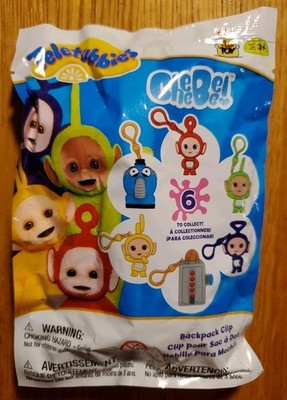 New Mystery Surprise Teletubbies CheeBee 2'' Figural Keychain Backpack Clip