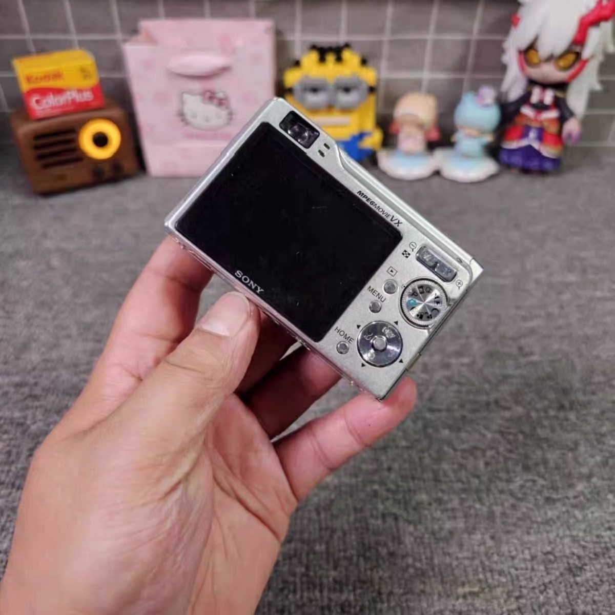 Sony Cyber-shot DSC-W80 7.2MP Digital Camera - Silver for sale