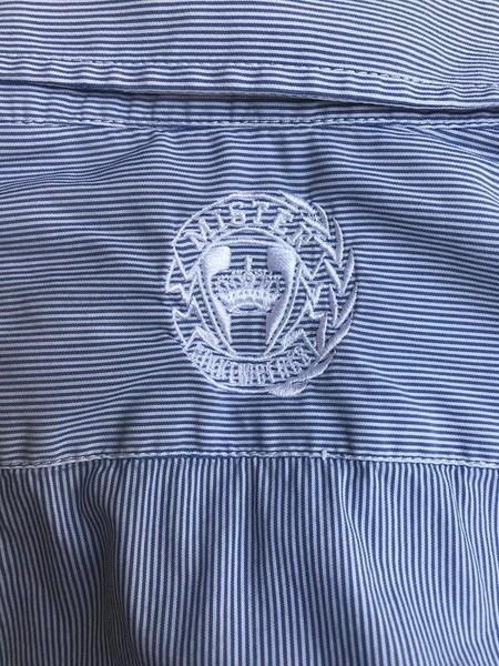 Men Dirk Bikkembergs Shirt Blue Cotton 34 / XS /