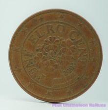 2003 Austria 5 Euro Cent Coin Alpine Primrose Flower