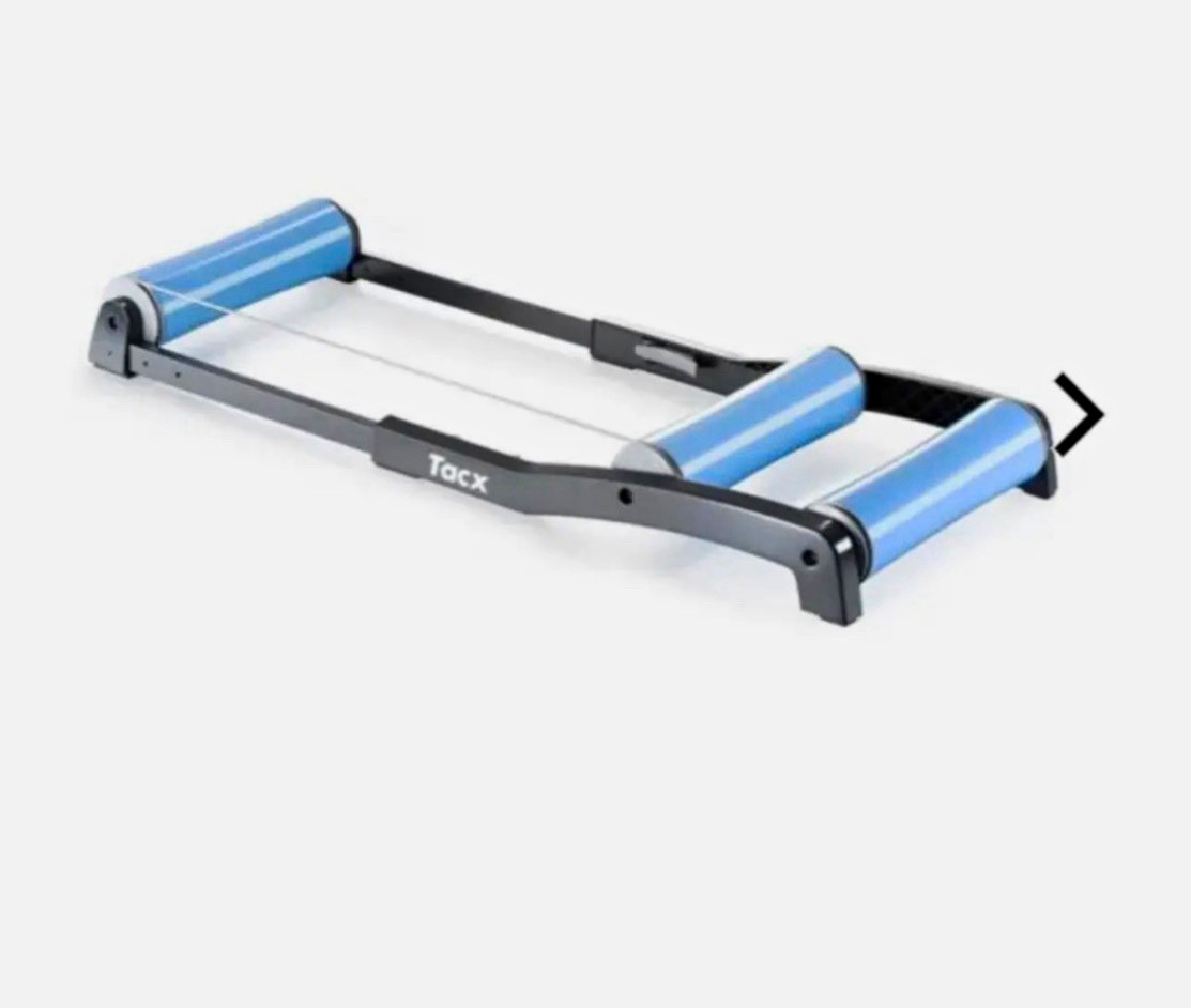(Used) Tacx Antares Basic Trainer T1000 Foldable Flywheel Training Rollers Black/Blue (105.00 USD) (Used) Tacx Antares Basic Trainer T1000 Foldable Flywheel Training Rollers Black/Blue (105.00 USD)