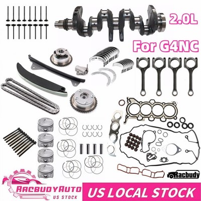 G4NC Engine Rebuild Overhaul Kit Timing Kit for Elantra Tucson Forte5 Soul 2.0L