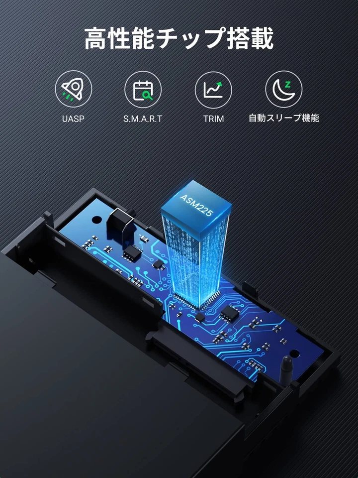 UGREEN HDD Case 3.5 Inch HDD Hard Disk Case USB 3.0 Connection 2.5/3.5 Inch 422 - Image 3 of 4