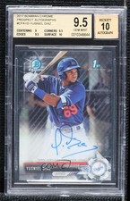 2017 Bowman Chrome Prospect Yusniel Diaz #CPA-YD BGS 9.5 GEM MINT Auto 0sp7
