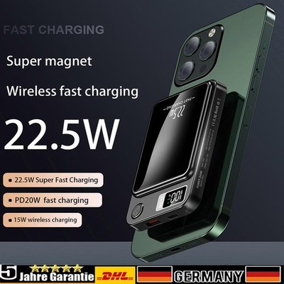 Magnetische Wireless Power Bank 22.5W PD für iPhone 12 13 14 15 10000mA
