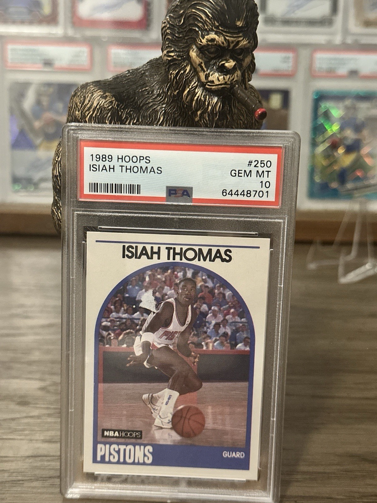 1989-90 NBA Hoops Isiah Thomas #250 Detroit Pistons PSA 10 Base Set