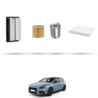 Hoffcar Wartungsset - 4 Filter Kompatibel Mit Hyundai I30 (Pde) 1.6 Crdi 100