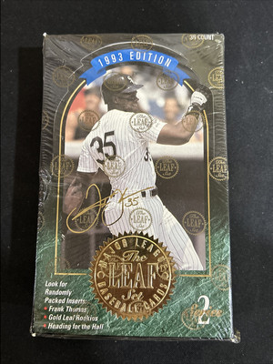 1993 Leaf Series 2 Baseball Factory Sealed Wax Box 36 Packs Gold Leaf Rookies