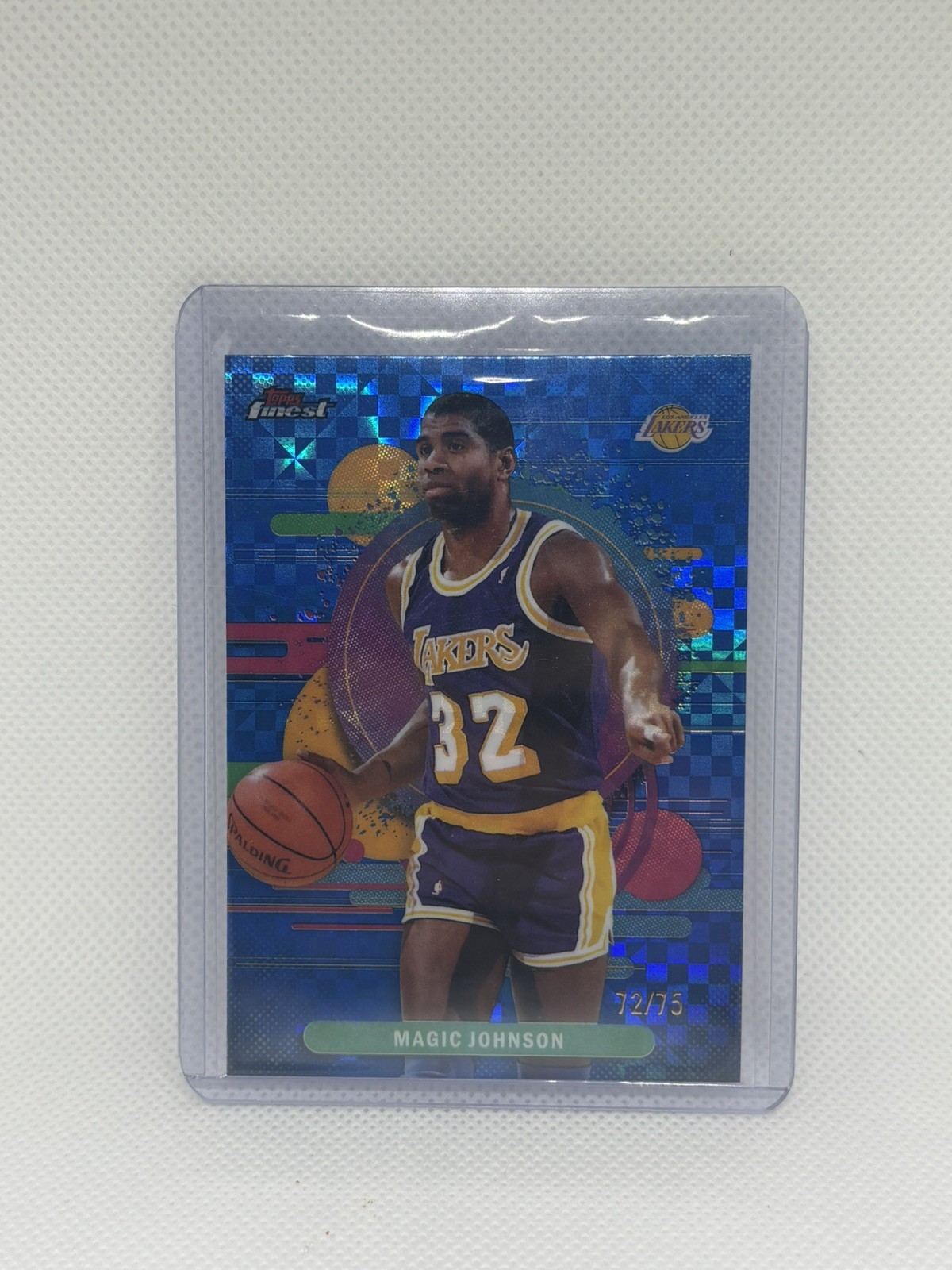 Topps 2025-26 Finest Magic Johnson #193 Los Angeles Lakers Basketball 72/75