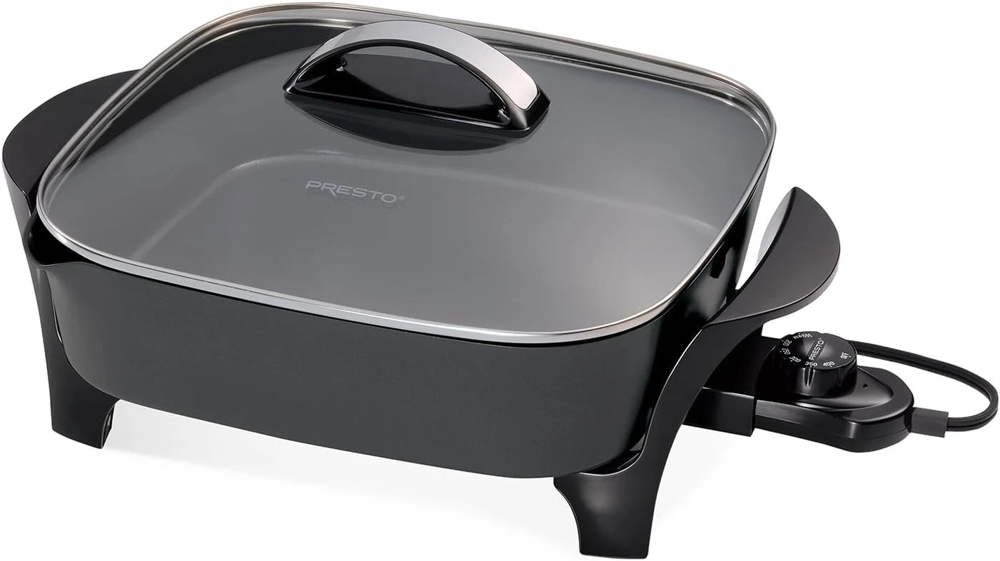 07117 12" Electric Skillet with Glass Cover