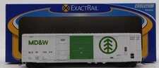 ExactRail EE-1803-1 HO Minnesota Dakota & Western 5277 Combo Door Boxcar #10054
