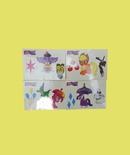 My Little Pony Tattoos Temporary Stickers Twilight Sparkle Apple Jack Fun Cute