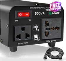 500W Regulador De Voltaje 110V 220V Convertidor Universal NEW