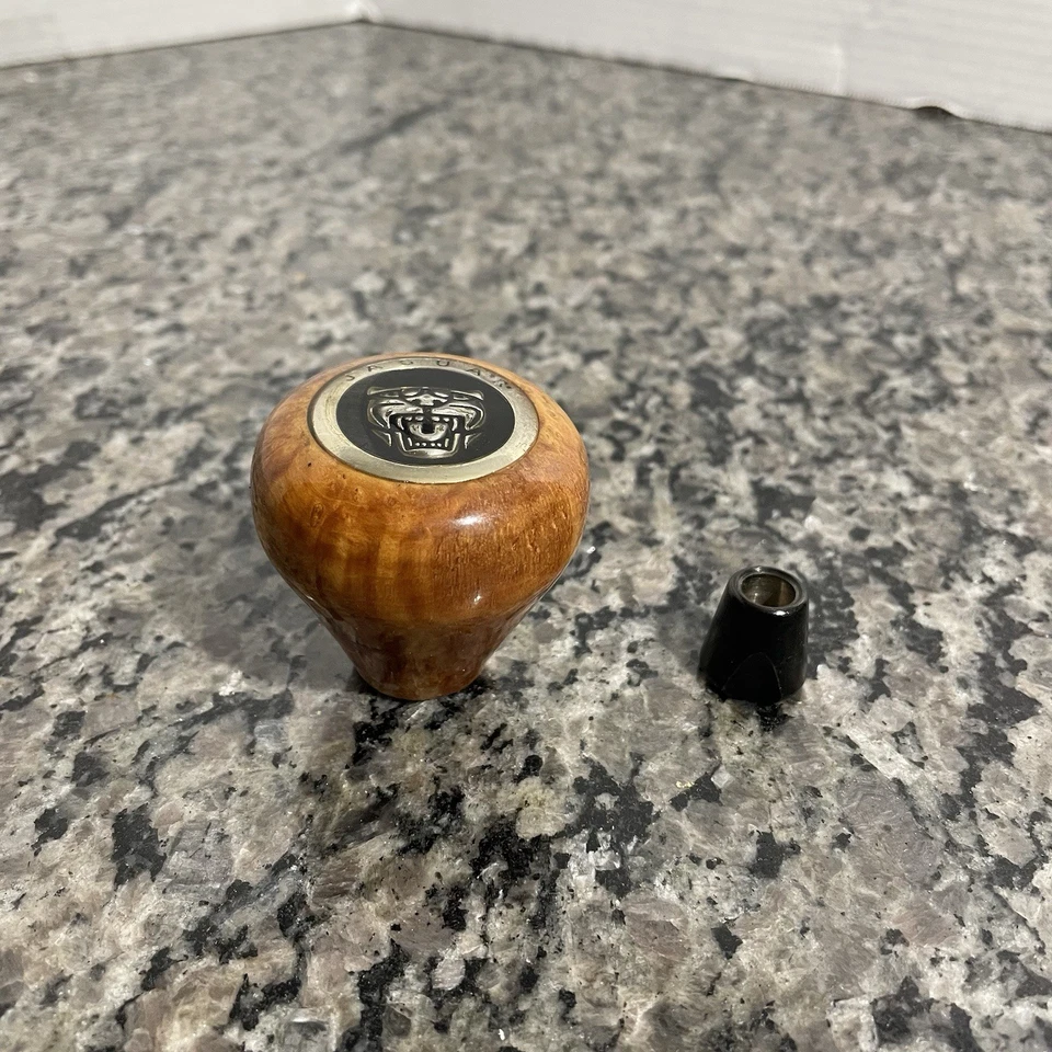 1995-2003 OEM Jaguar V8 XJR XJ8 XK8 S-Type R perilla de cambio de madera con tuerca de extensión Foto 2 de 3