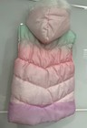 Lass Browser NEW! Little Lass Jacket Vest Baby Girls Pink Green Zipper Hooded Size 5 ...